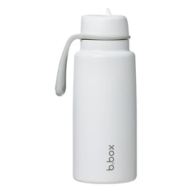 B.Box Insulated Flip Top Bottle 1L - White Out - BentoBliss