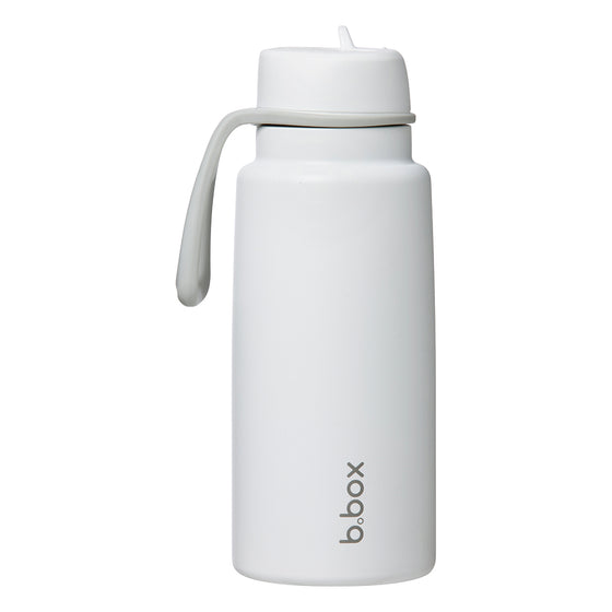 B.Box Insulated Flip Top Bottle 1L - White Out - BentoBliss