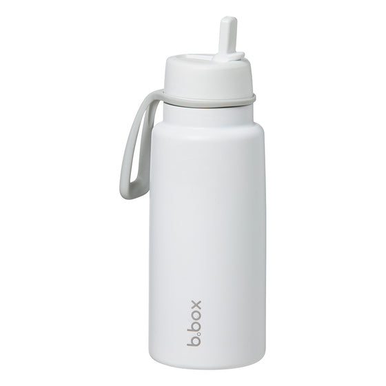 B.Box Insulated Flip Top Bottle 1L - White Out - BentoBliss