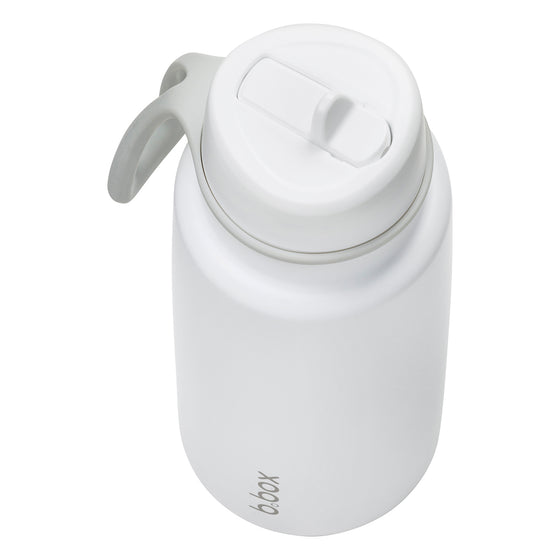 B.Box Insulated Flip Top Bottle 1L - White Out - BentoBliss