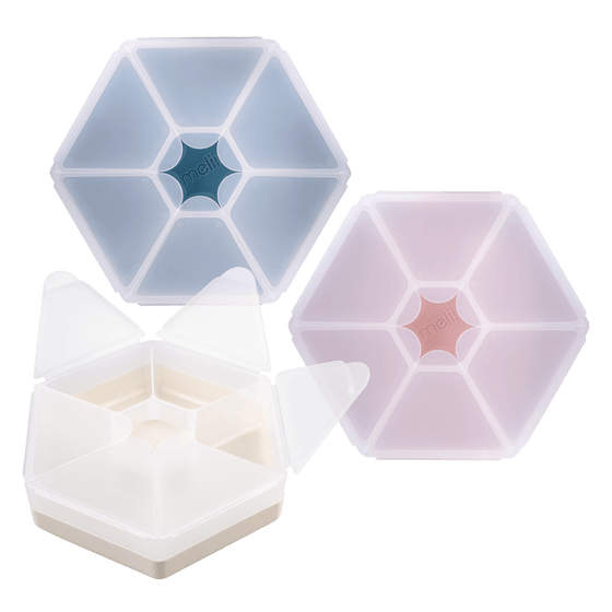 Melii Luxe Hexagon Snackle Box for kids snacks Australia