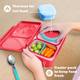 Omiebox Up Hot & Cold Kids Lunch Box - Cherry Pink - BentoBliss