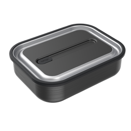 Bentgo stainless steel leak proof lunch box carbon black colour