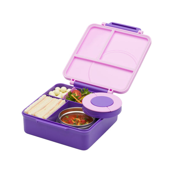 Avanti Yum Yum Lunch Box With Insulated Food Jar - Lavender