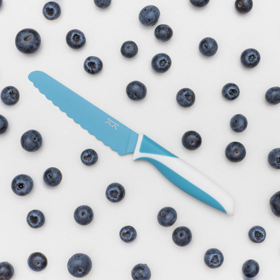 Kiddikutter Kids Knife - Sky Blue - BentoBliss