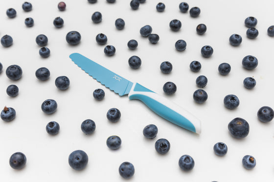 Kiddikutter Kids Knife - Sky Blue - BentoBliss
