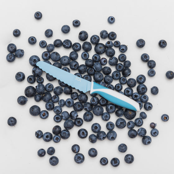Kiddikutter Kids Knife - Sky Blue - BentoBliss