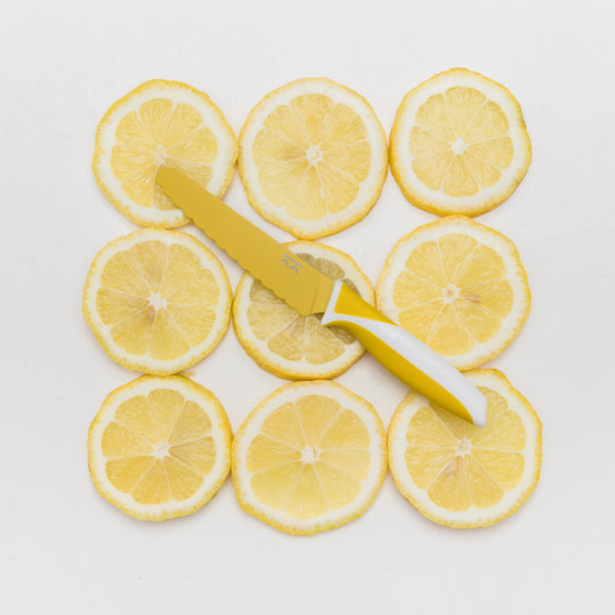 Kiddikutter Kids Knife - Mustard - BentoBliss