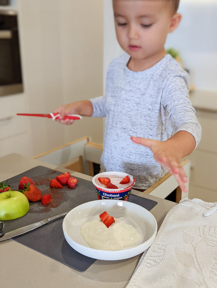 Kiddikutter Kids Knife - Red - BentoBliss