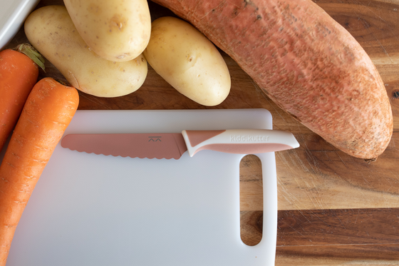 Kiddikutter Kids Knife - Dusky Rose - BentoBliss
