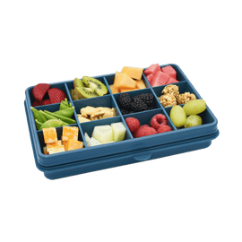 Melii Luxe Snackle Box - Blue - BentoBliss