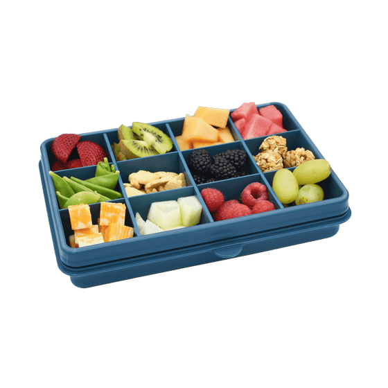 Melii Luxe Snackle Box - Blue - BentoBliss