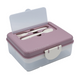 Melii Luxe Two Tier Bento Box - Pink - BentoBliss