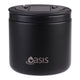 Oasis Insulated Food Flask 550ml - Black