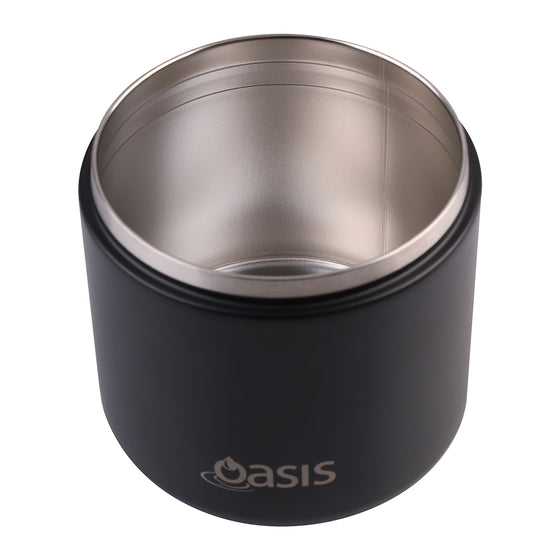 Oasis Insulated Food Flask 550ml - Black