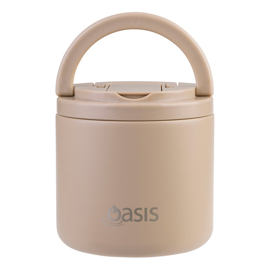 Oasis Insulated Food Flask 550ml - Latte