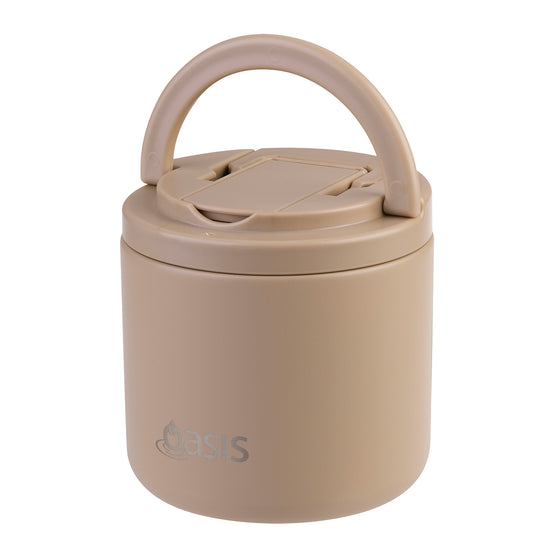 Oasis Insulated Food Flask 550ml - Latte