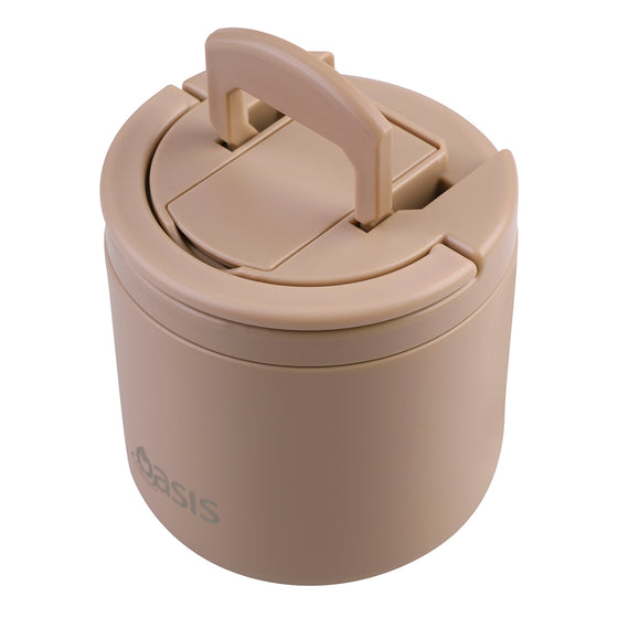 Oasis Insulated Food Flask 550ml - Latte