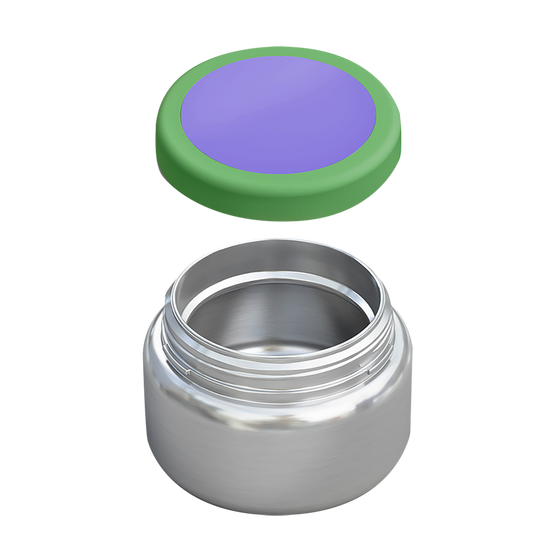 Omiebox Up Hot & Cold Kids Lunch Box - Galaxy Purple - BentoBliss