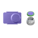Omiebox Up Hot & Cold Kids Lunch Box - Galaxy Purple - BentoBliss