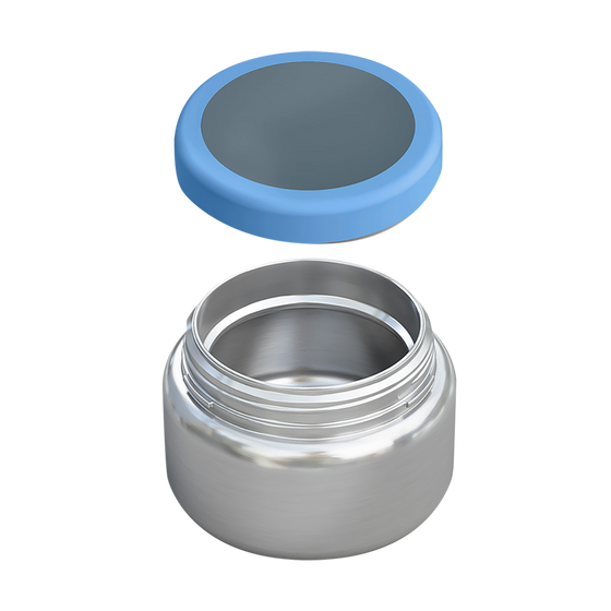 Omiebox Up Hot & Cold Kids Lunch Box - Graphite - BentoBliss