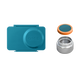 Omiebox Up Hot & Cold Kids Lunch Box - Teal Green - BentoBliss
