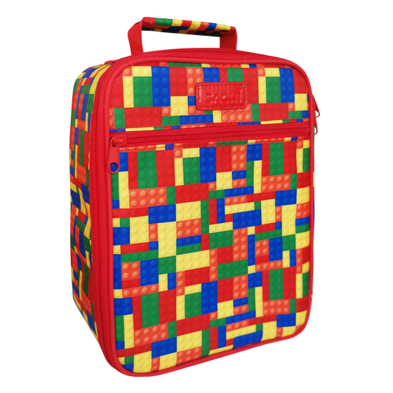 Sachi Insulated Lunch Tote Bag - Bricks - BentoBliss