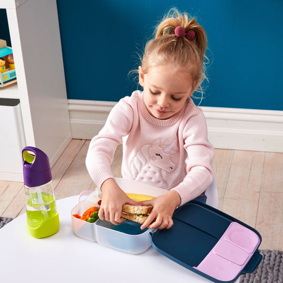 B.Box large lunchbox in Indigo Rose with leakproof seals
