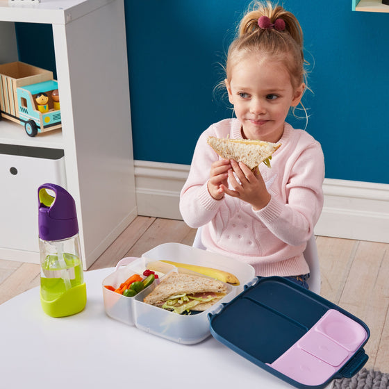 B.Box large lunchbox in Indigo Rose with leakproof seals