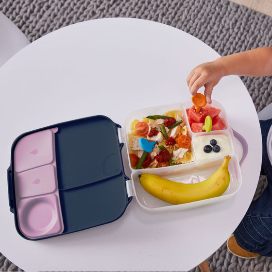 B.Box large lunchbox in Indigo Rose with leakproof seals