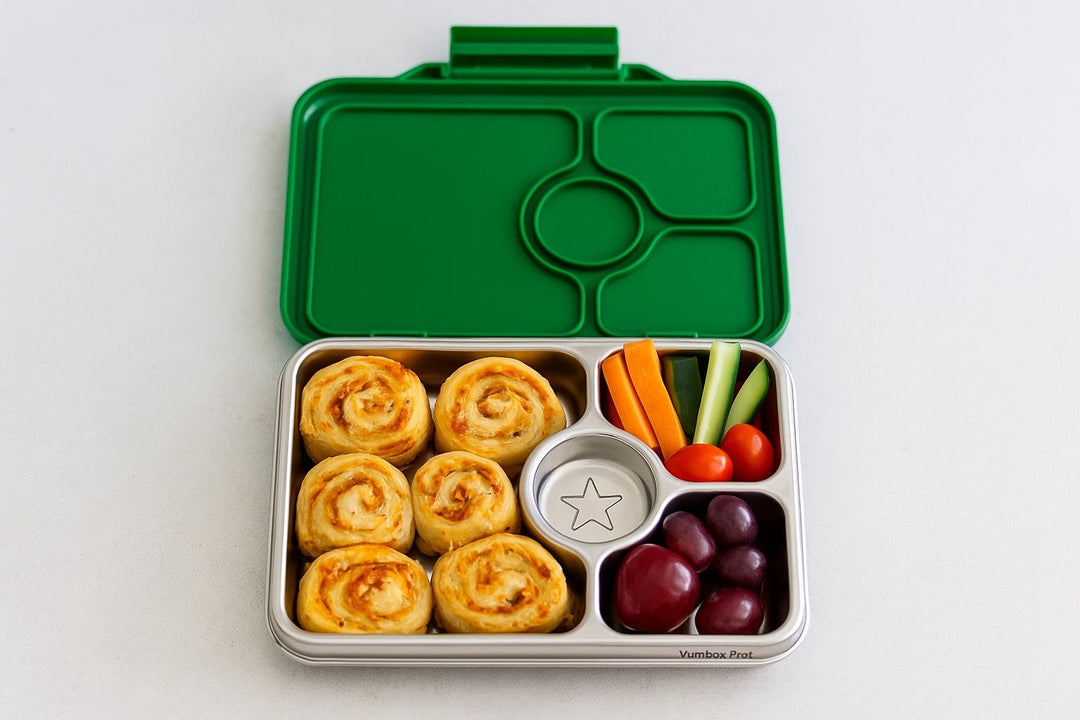 Chicken & Cheese Pinwheels Recipe | Bento Lunchbox Ideas - BentoBliss