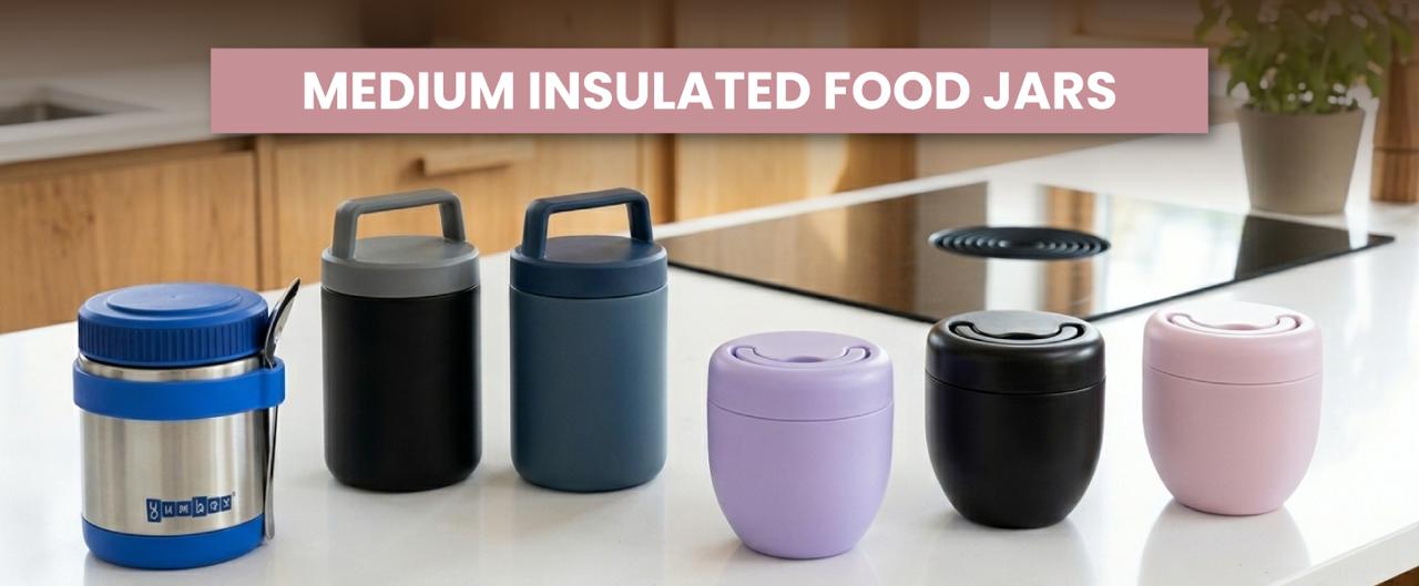 Medium Insulated Food Jars - BentoBliss