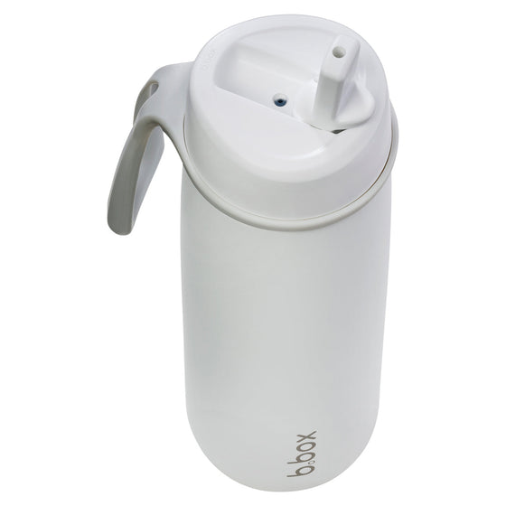 B.Box Insulated Flip Top Bottle 690ml - White Out