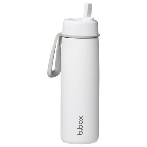 B.Box Insulated Flip Top Bottle 690ml - White Out