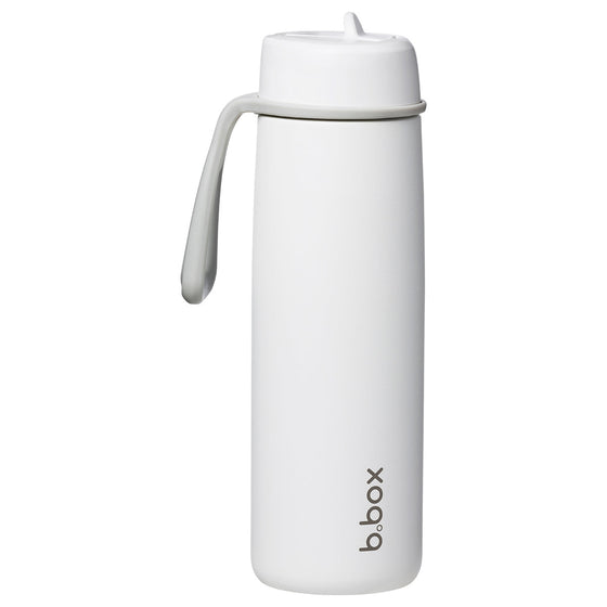 B.Box Insulated Flip Top Bottle 690ml - White Out