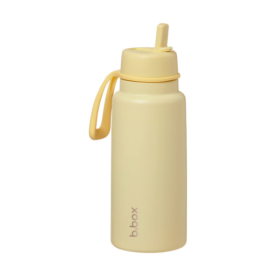 B.Box Insulated Flip Top Bottle 1L - Lemon Twist - BentoBliss 