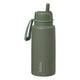 B.Box Insulated Flip Top Bottle 1L - Olive - BentoBliss 