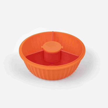 Yumbox Leakproof Poke Salad Bowl - Tangerine - BentoBliss 