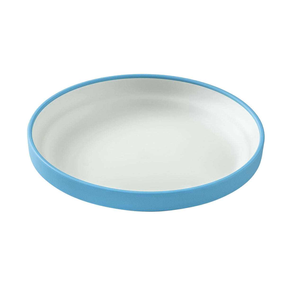 Omie Easy Scoop Plate With Divider - Blue - BentoBliss