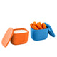 Omiebox Up Silicone Dip Containers - Blue & Orange