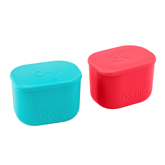 OmieBox UP insulated bento with leakproof dip containers