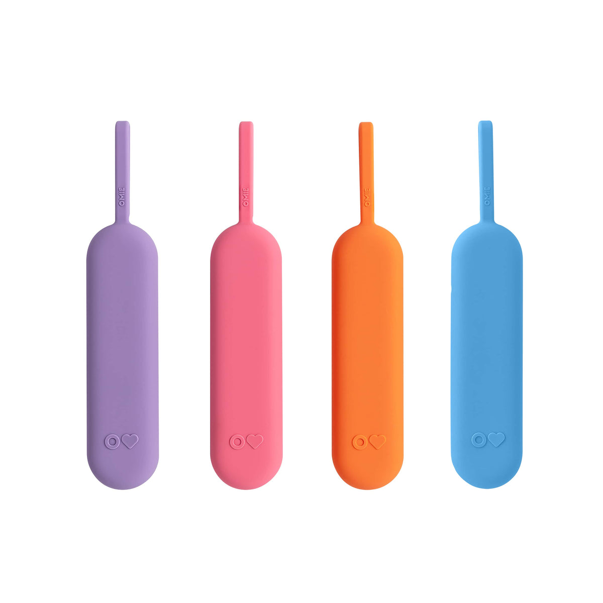 OmieBox UP Pod & Utensil Set - Azure - BentoBliss