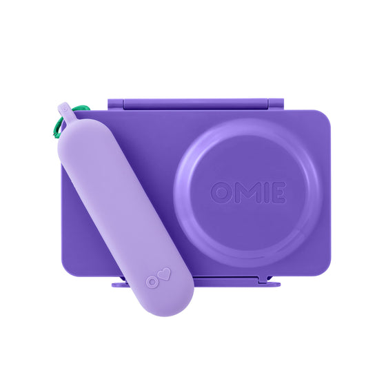 OmieBox UP Pod with stainless steel reusable utensil set