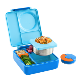 Omie omiebox hot and cold bento box blue sky colour