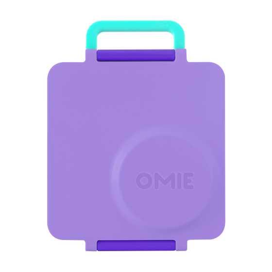 Omie omiebox hot and cold bento box purple plum colour