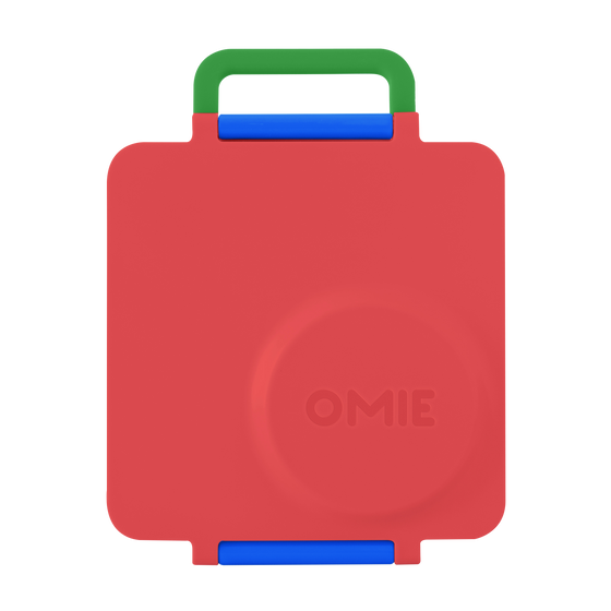 Omie omiebox hot and cold bento box scooter red colour