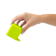 Omie silicone snack container lime colour