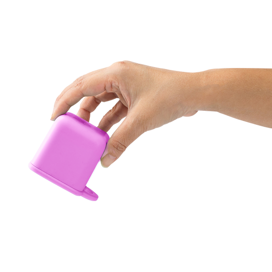 Omie silicone snack containers pink colour