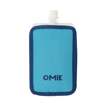 Omie omiechill freezable food pouch blue colour