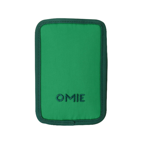 Omie omiechill freezable food pouch green colour